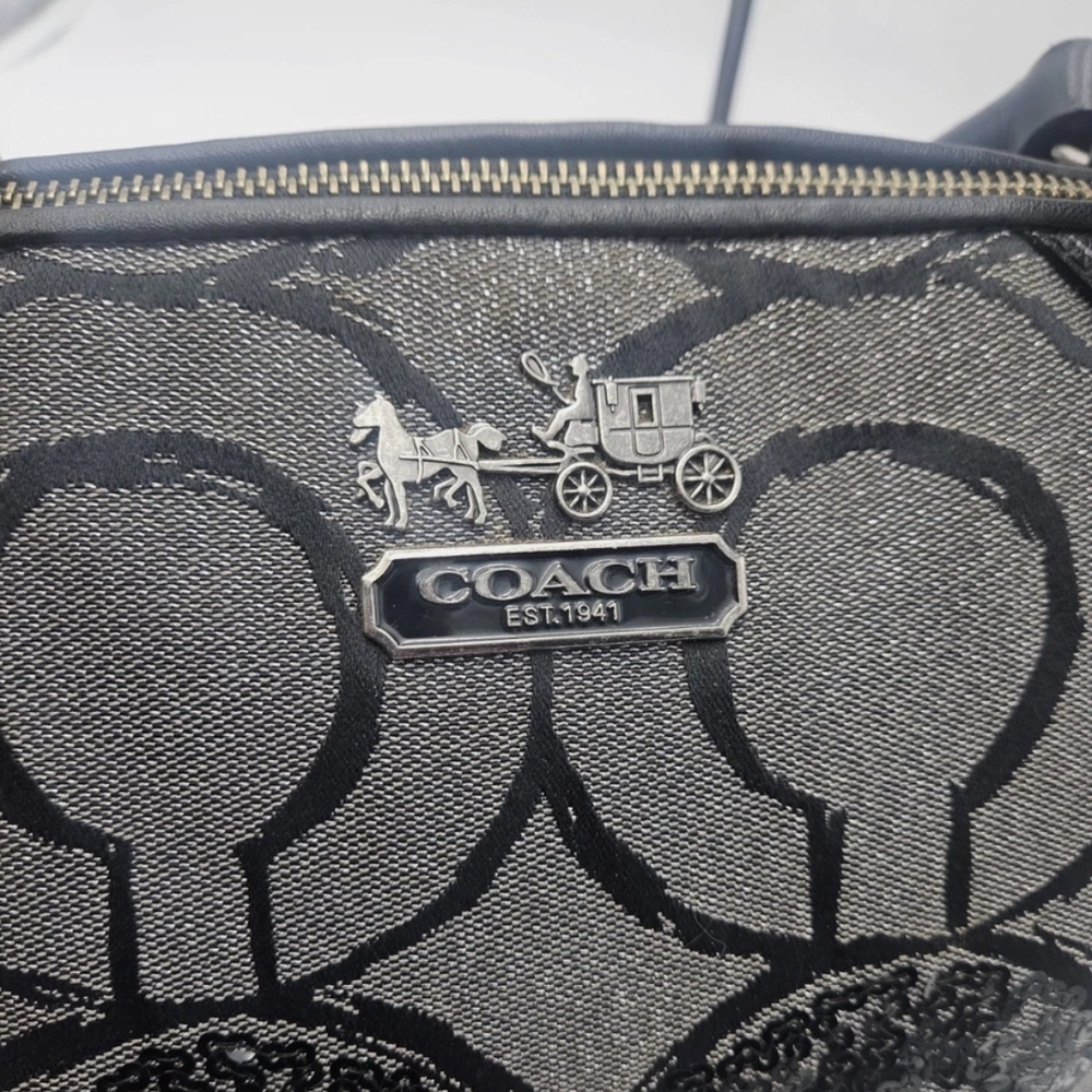 NWOT Coach Madison Sophia Sequin Op Art Satchel - Picture 6 of 14